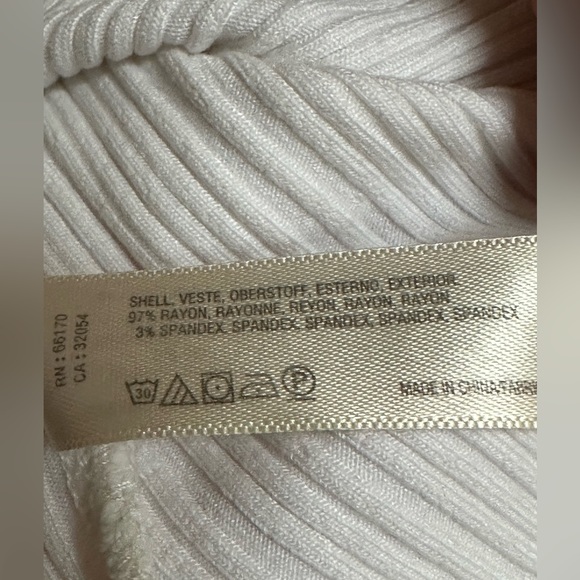 Pure + Good ribbed 3/4 sleeve Rayon knit top - Picture 4 of 4